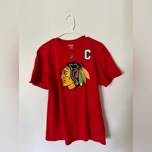 Reebok Chicago Blackhawks J. Toews Youth Red T-Shirt